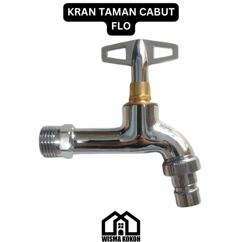 1 DOS (12 PCS) KRAN AIR TAMAN CABUT / KRAN TAMAN KUNCI LEPAS / KRAN AIR OUTDOOR / KRAN TAMAN HIGH QU