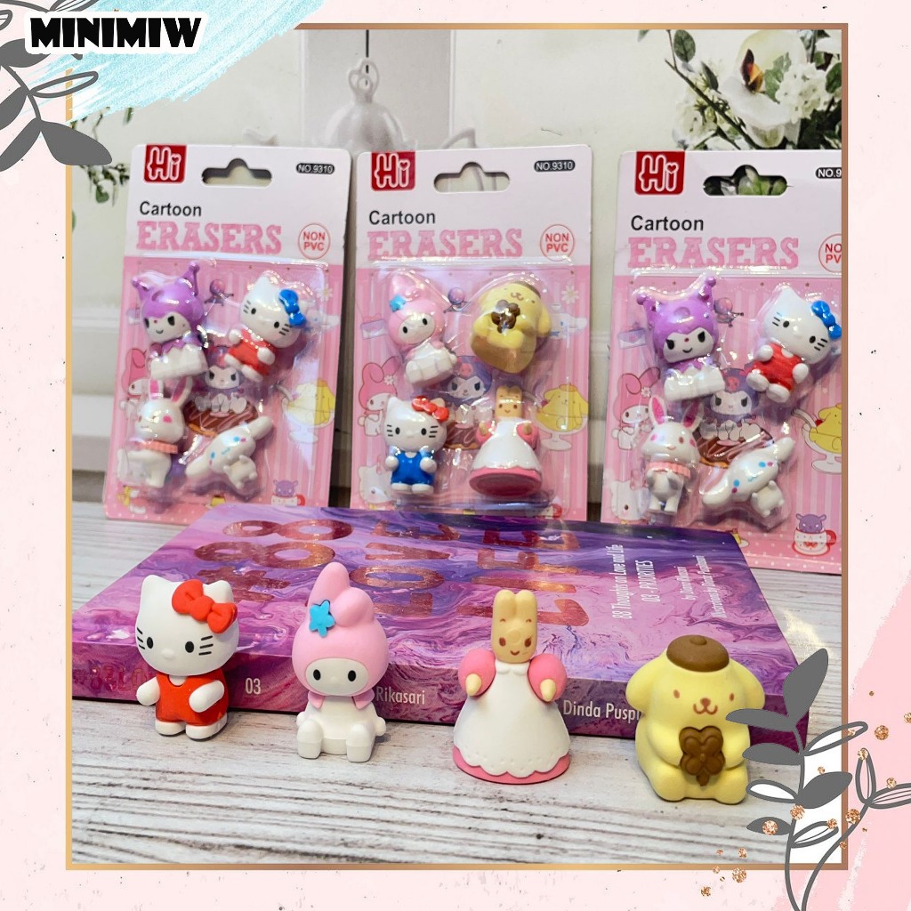 

PENGHAPUS PAPAN SANRIO 1 SET ISI 4 PCS ER-1429 SETIP STIP ERASER LUCU UNIK FANCY KARAKTER MINIATUR ALAT TULIS KANTOR SEKOLAH MURAH TERMURAH COD