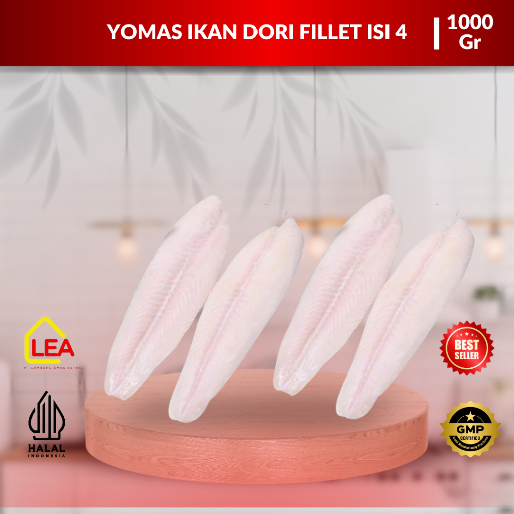 

Yomas Ikan Dori Fillet 1kg Isi 4