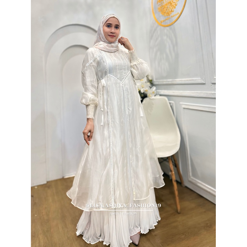 ELES FREZYA DRESS WHITE SERIES BY LINA SUKIJO