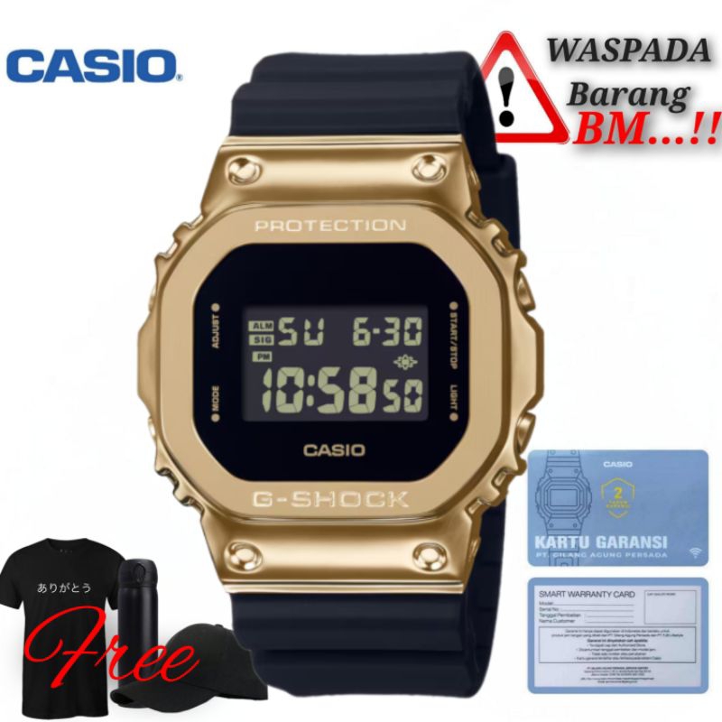 Jam Tangan Pria G-SHOCK GM-5600G-9DR / G-SHOCK ORIGINAL GM-5600G-9DR