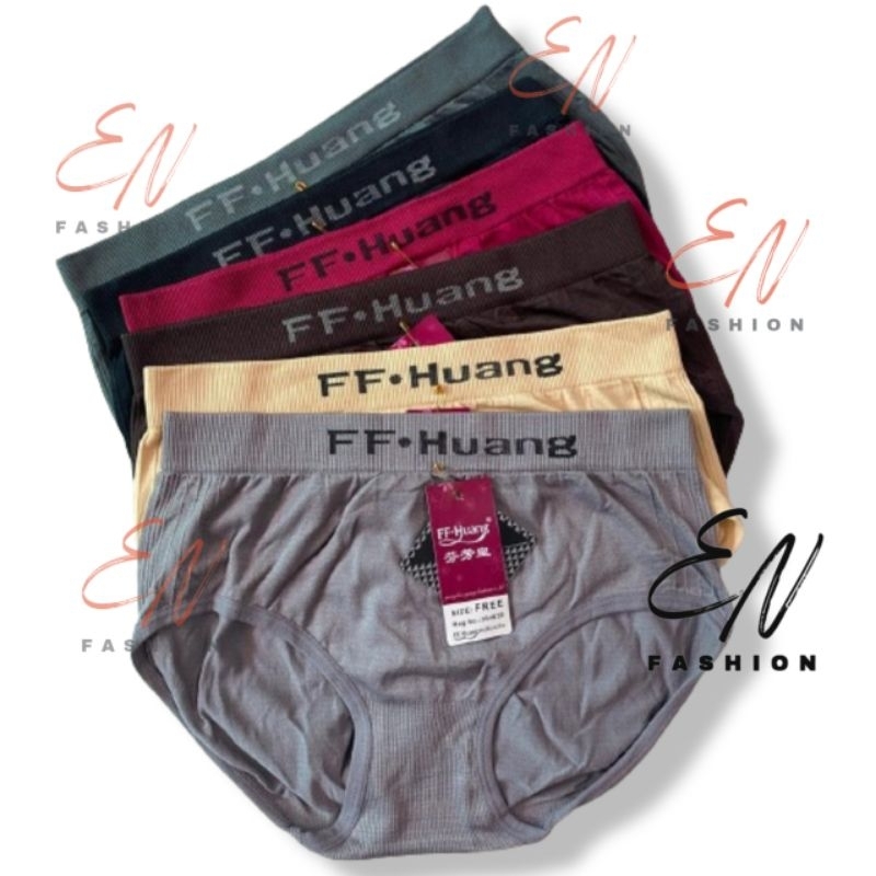 Promo 6 pcs CD Wanita Rajut FF HUANG terbaru/Celana Dalam Wanita Rajut