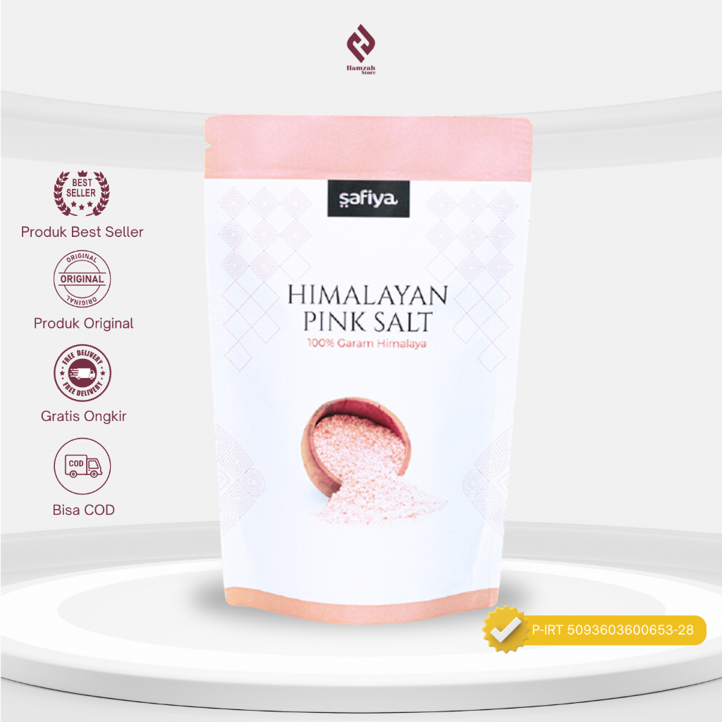 

Garam Himalaya 250 gr Natural Himalayan Pink Salt Original Safiya