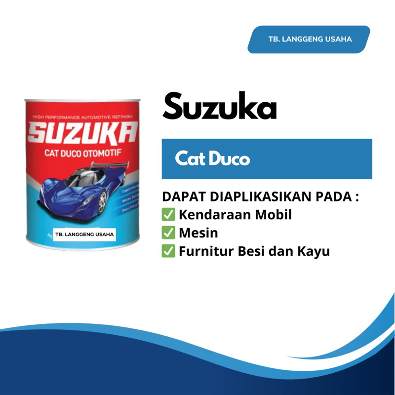 Suzuka 200ml Cat Duco Body Kendaraan Motor Mobil Besi Kayu Cat Dasar Semprot Anti karat Abu-Abu Grey