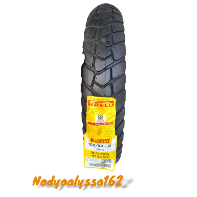 PROMO BAN PIRELLI 100/90-18 TUBELESS 100 90 RING 18 SCORPION TRAIL II BISA UNTUK TIGER OLD TIGER REV