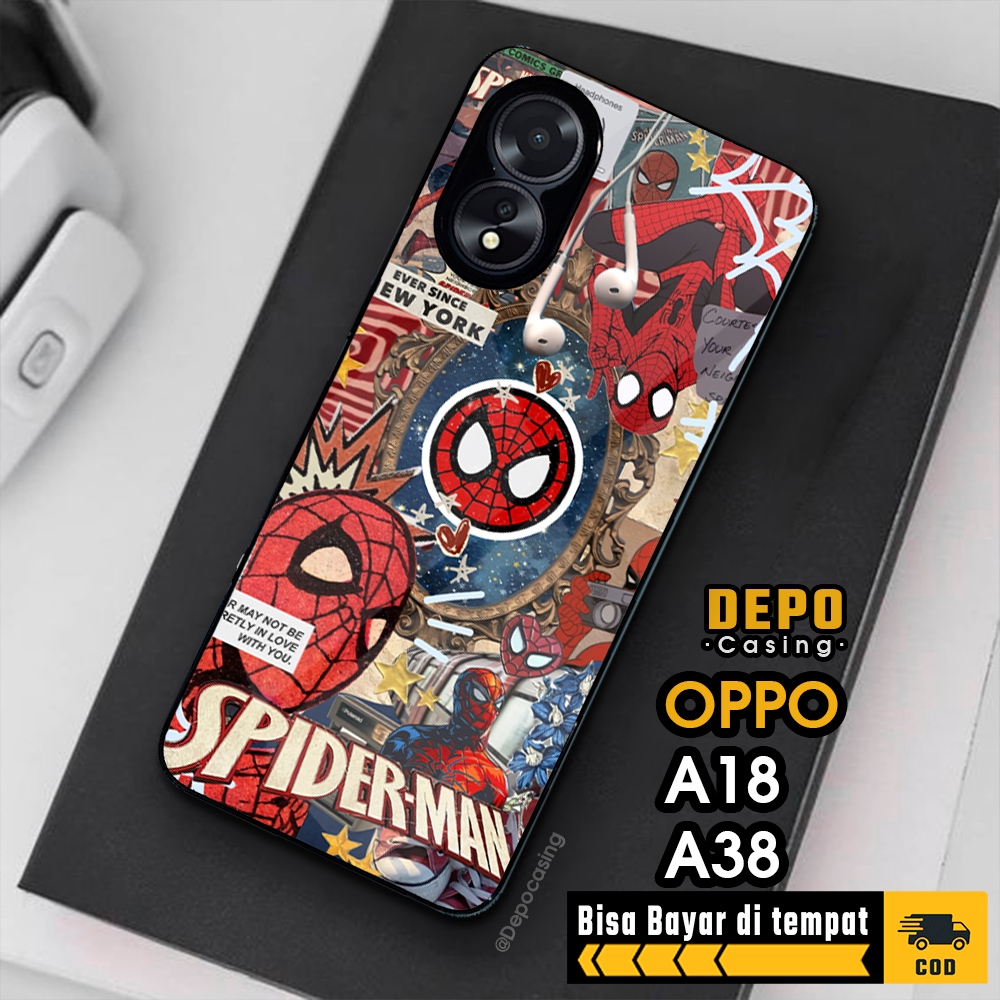 Case Oppo A18 A38 Casing Oppo A18 A38 Casing Depo Casing [SPGW] Case Glossy Case Aesthetic Custom Ca