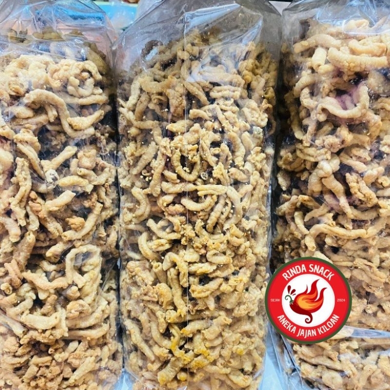 

KERIPIK USUS AYAM KRISPY / KRIPSUS / ORIGINAL / PEDAS DAUN JERUK / BALADO