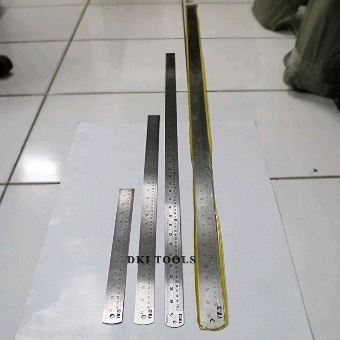 

rtc KOALA Penggaris Besi Mistar Ruller Stainless Steel 30 60 100 Cm