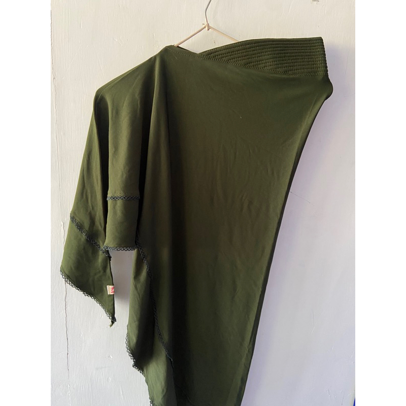 Jilbab instan size standart (warna hijau botol)
