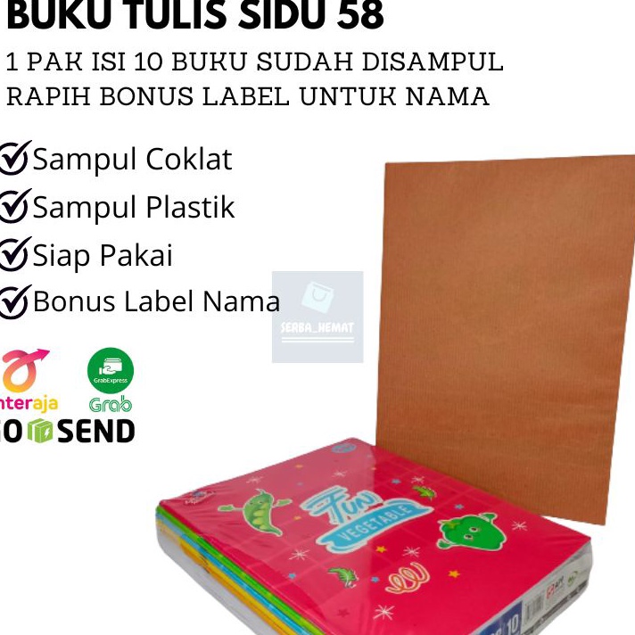

PESTA DISKON Buku Tulis Sidu isi 58 lembar SUDAH DI SAMPUL COKLAT SAMPUL PLASTIK