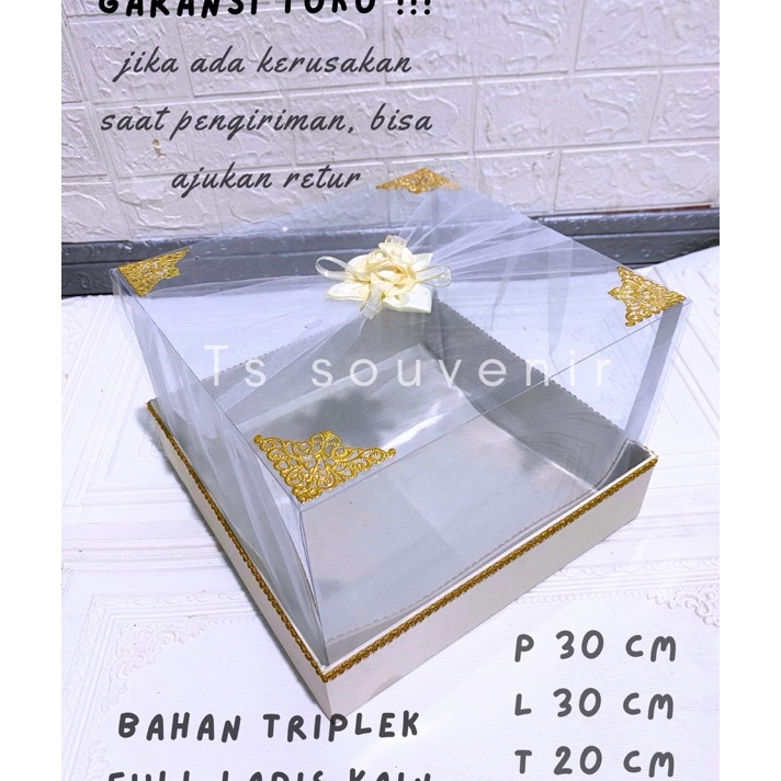 

AWAS ADA kotak hantaran seserahan mika satuan model tile uk 332