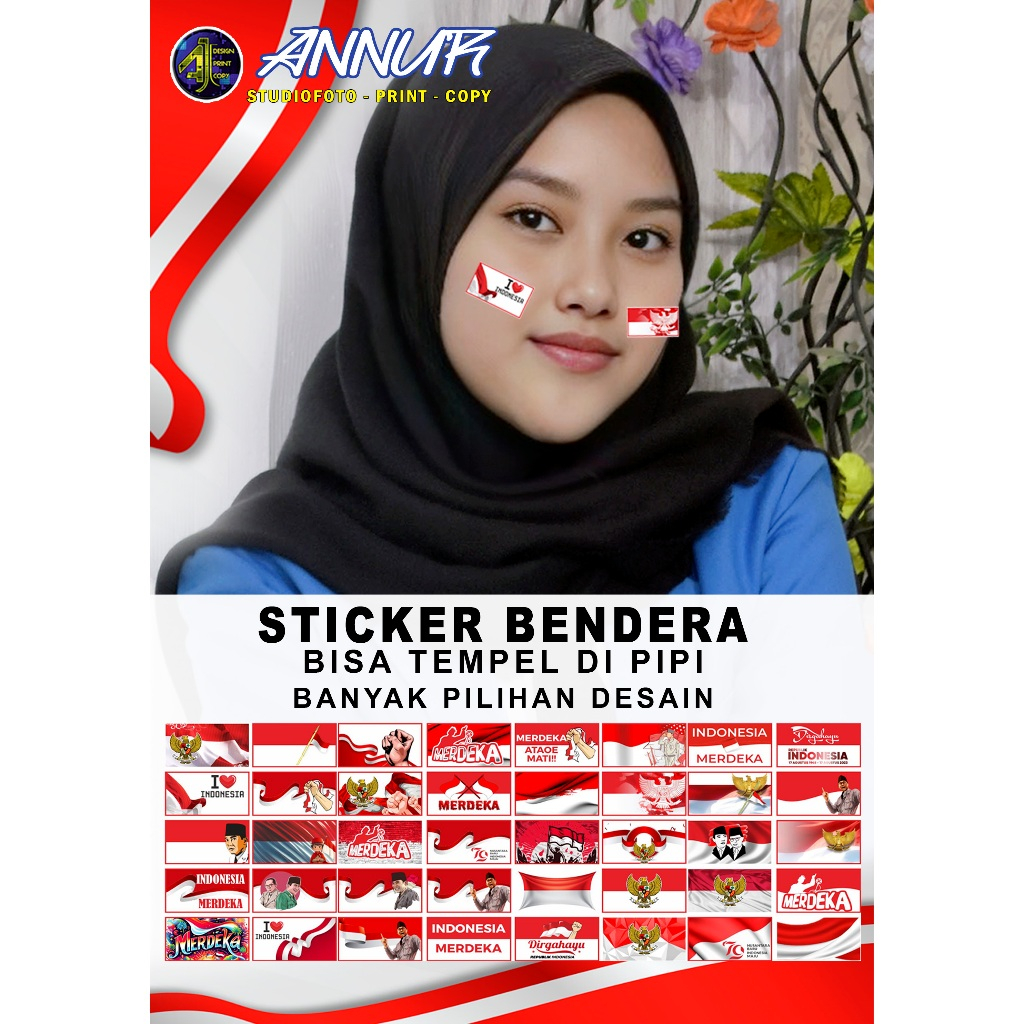 

Sticker bendera Pipi murah