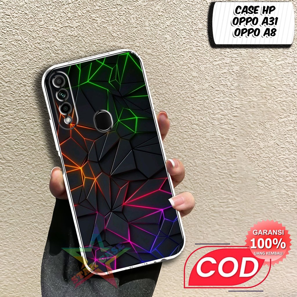 Case OPPO A31 TERBARU Motif [ ABSTRAX] Terlaris Casing OPPO A8 Terbaru Softcase Clear Protected Came