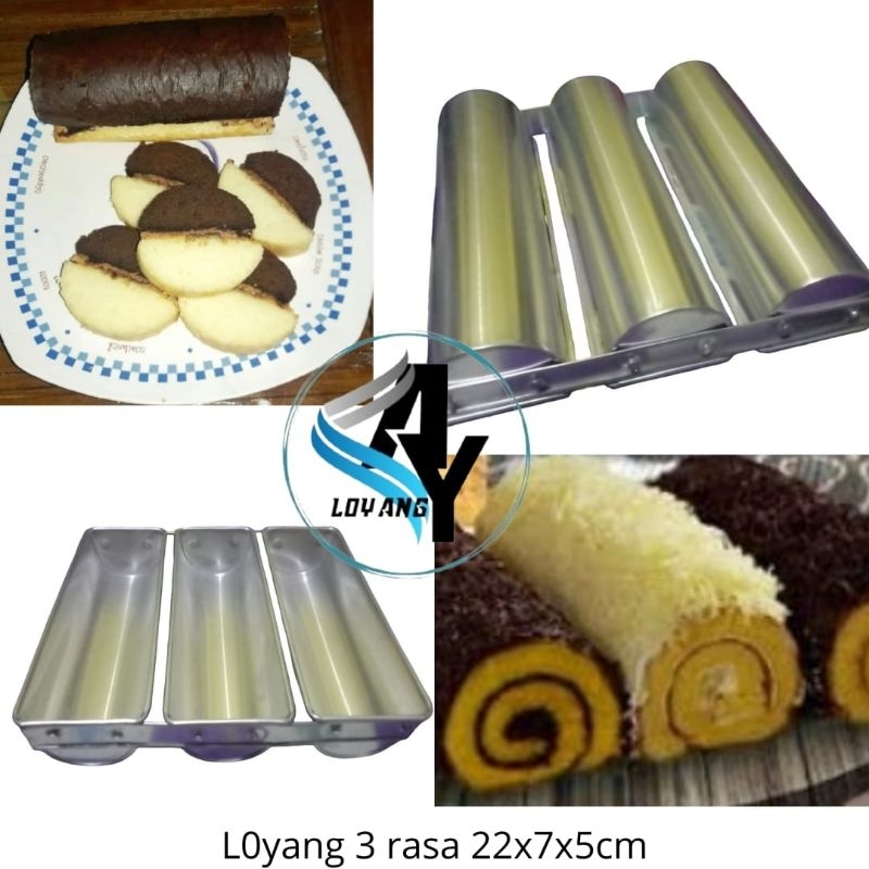loyang gendeng 3 rasa,loyang setengah lingkaran,loyang bolu