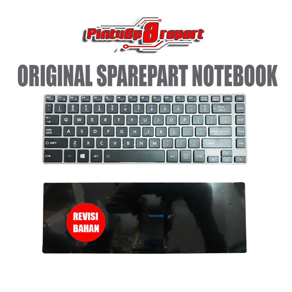 (Genuine Part) Keyboard Laptop Original Toshiba Dynabook R734 R632 R631