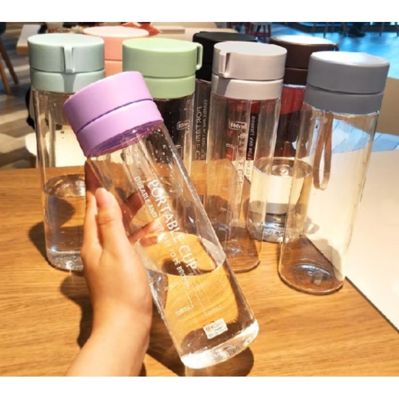 BOTOL MINUM PLASTIK PORTABEL CUP