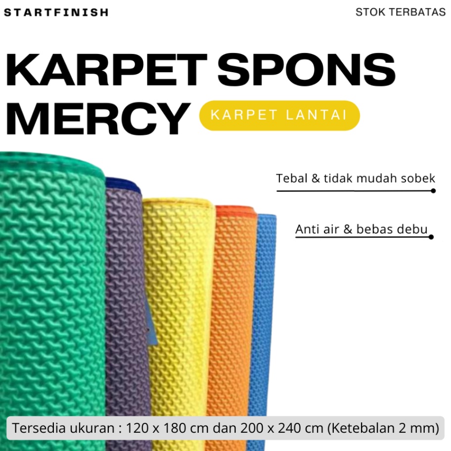 KARPET LANTAI  KARPET BENTOL  KARPET SPONS MERCY  TIKAR SPONS MURAH  KARPET POLOS MURAH