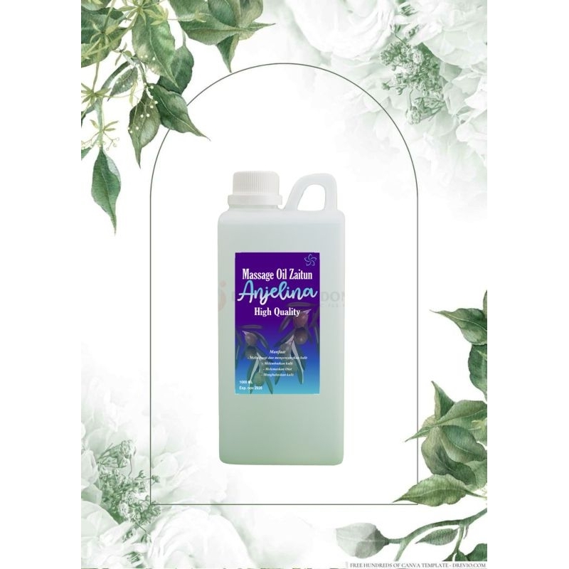 minyak zaitun anjelin massage oil olive oil minyak pijat 1 liter