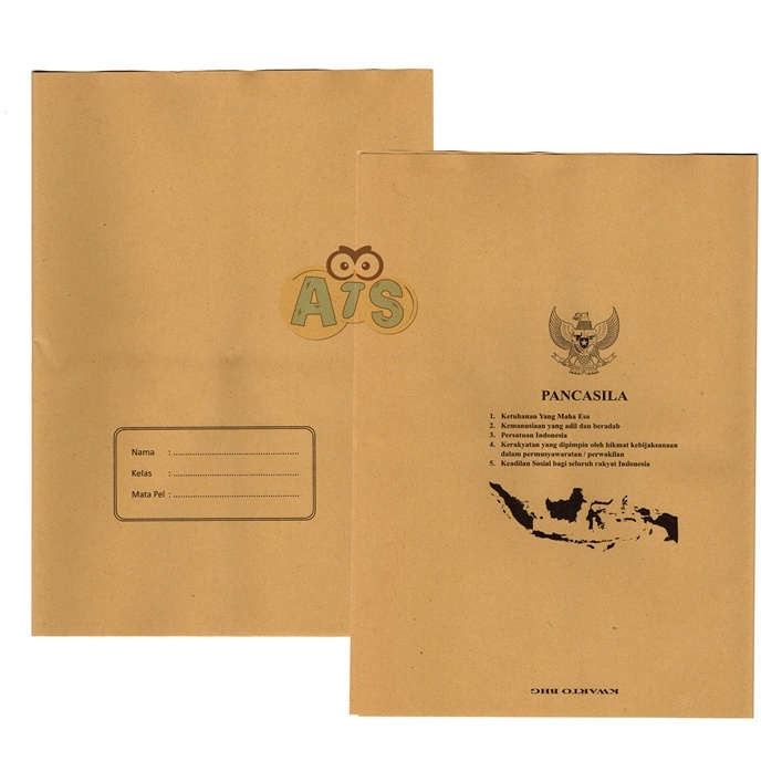 

BERKUALITAS Sampul Buku Tulis Coklat