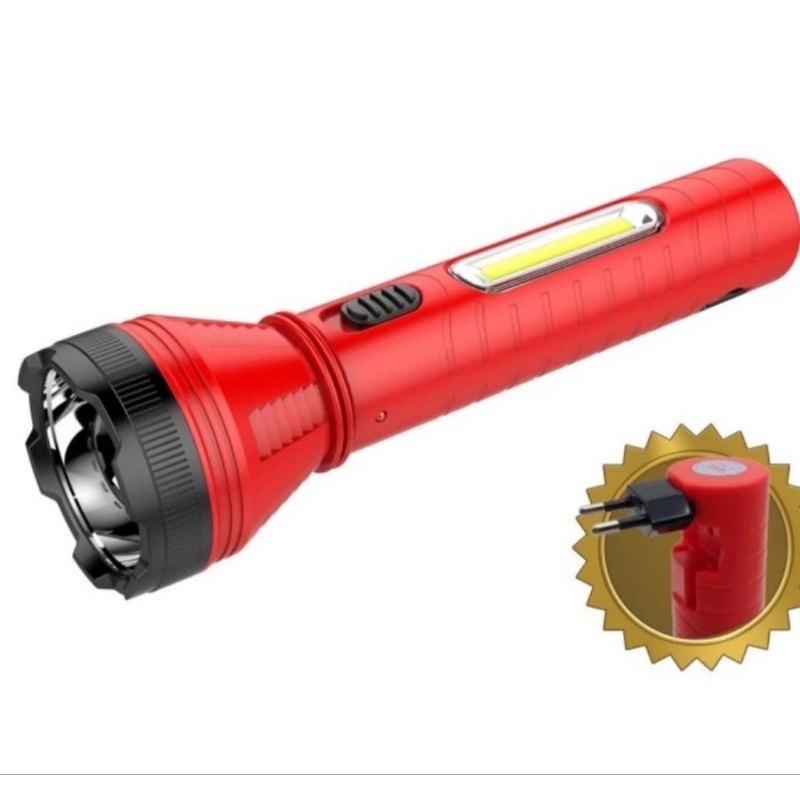 Lampu Senter Emergency LED Aoki 1806 Lampu Senter Lampu Emergency