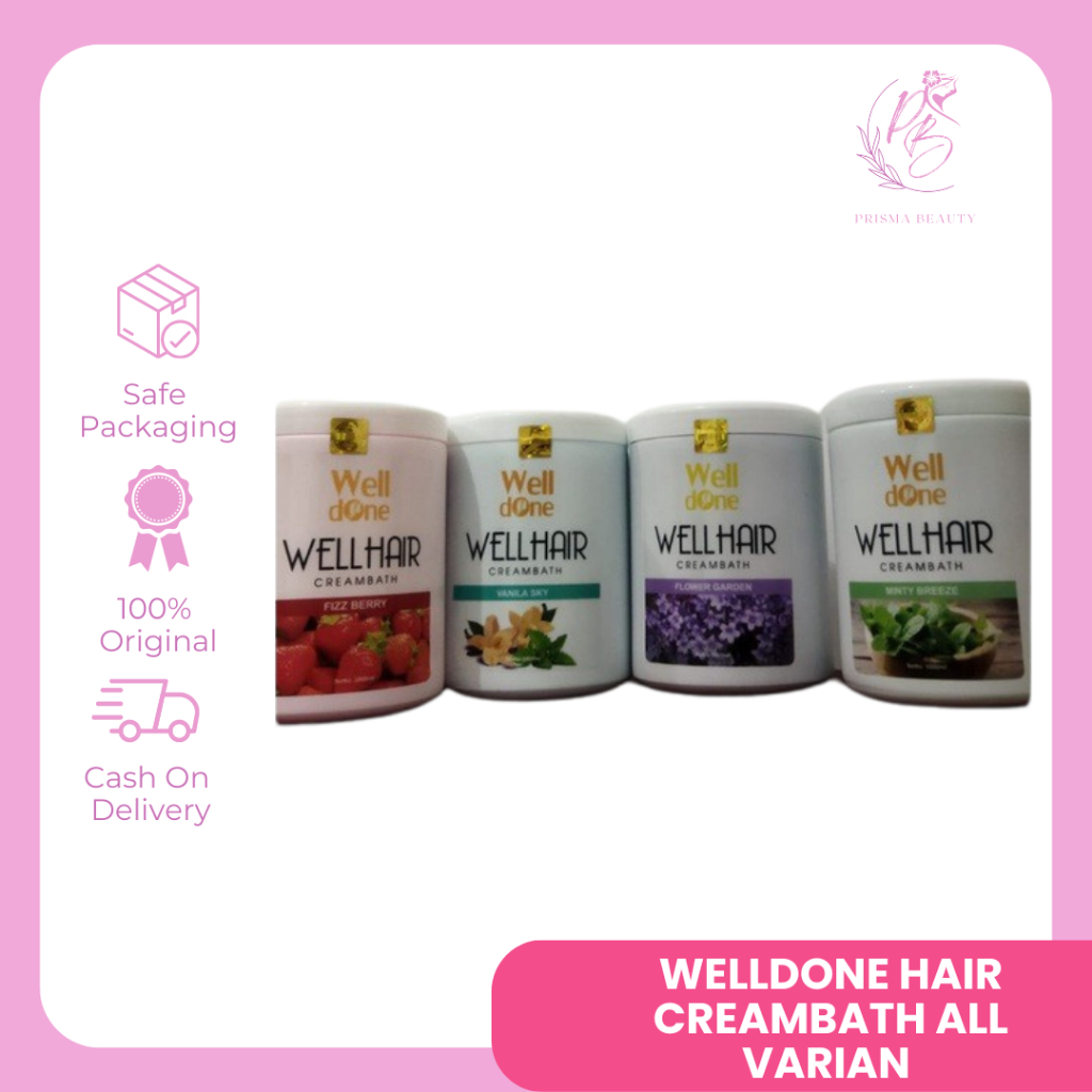 WELLDONE HAIR CREAMBATH ALL VARIAN - PB