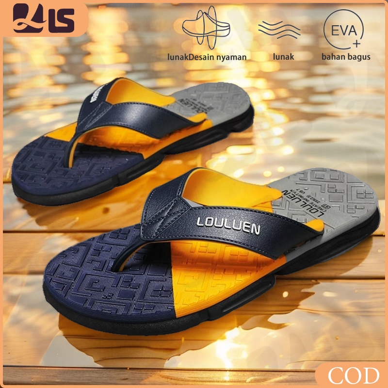 sandal pria original 100% Sandal jepit pria Sandal pria keren Sandal cowok Sandal karet pria