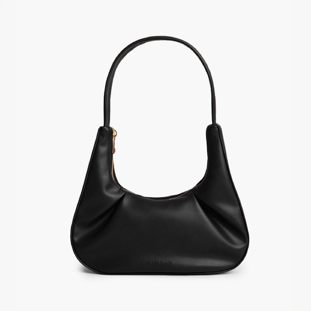 Queensland Oval Shoulder Bag Tas Bahu Wanita L03000031Q Hitam
