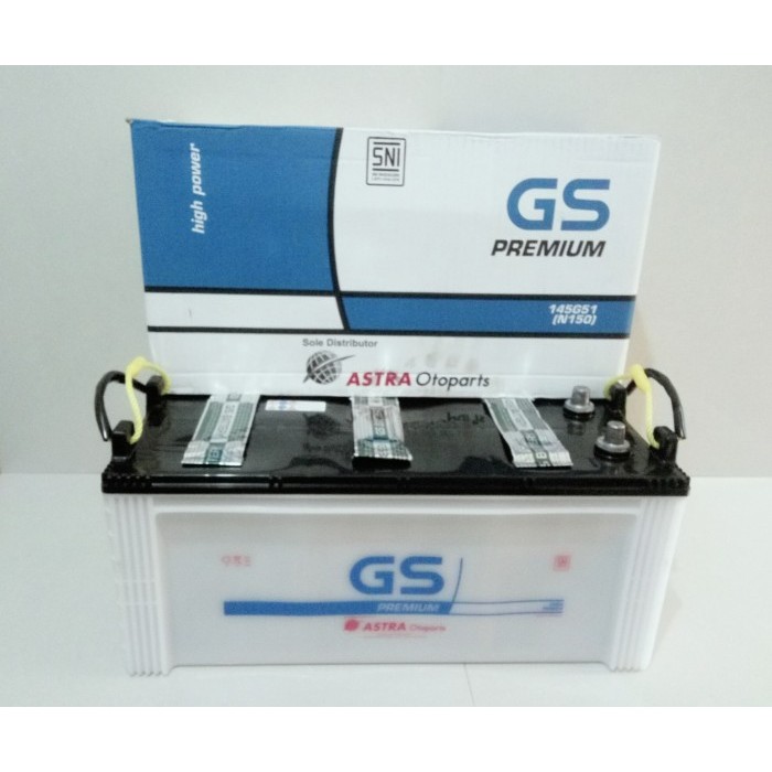 Aki Gs Astra Premium N150 Aki Basah Aki Mobil Truk, Aki Genset, Aki Kapal