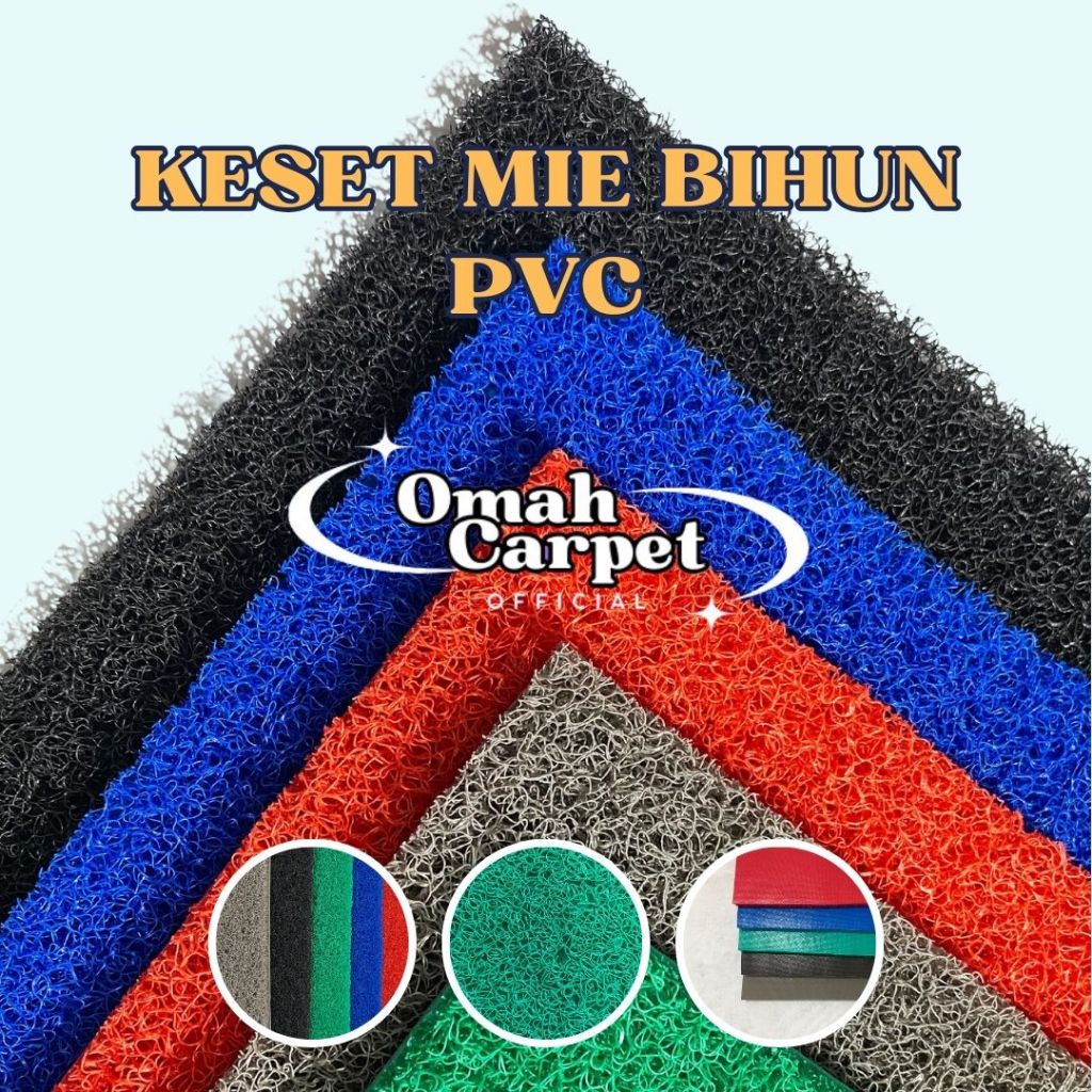 KESET TEBAL / KESET MIE BIHUN POLOS / KESET MIE BIHUN PVC PREMIUM TEBAL / 40X60 CM