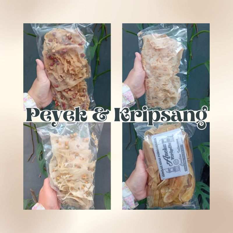 

Peyek dan Kripik Pisang