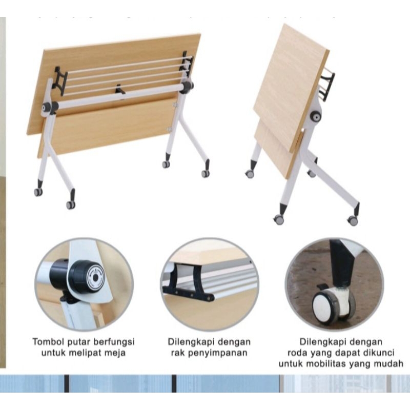 Meja kerja kantor meja lipat Indachi KACHE