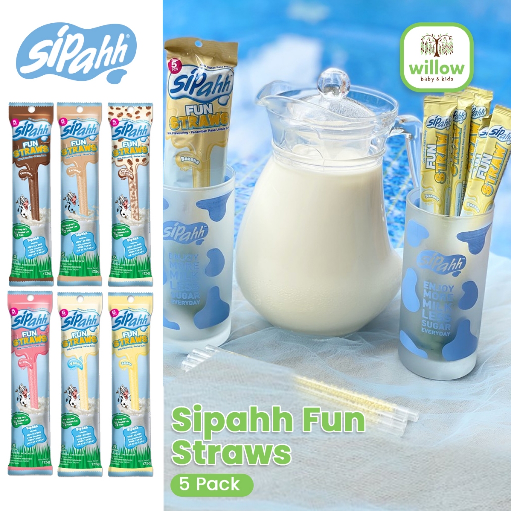 

Snack Olahan Susu - Sipahh Fun Straws 5Pk Per Pak