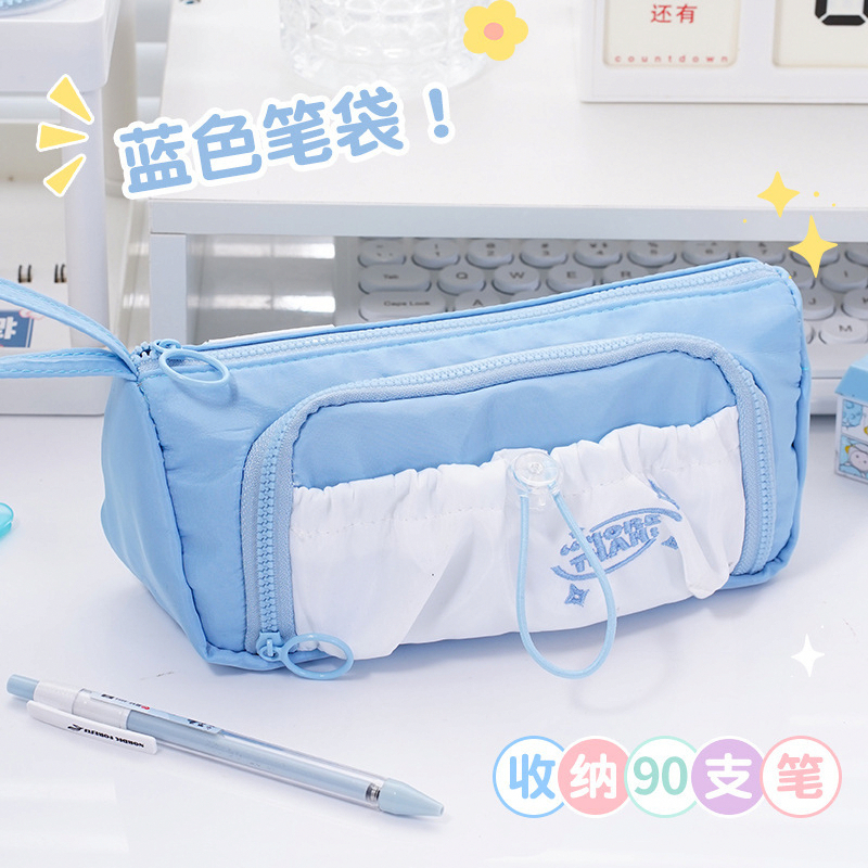 

Pouch Pencil / Tempat Pensil Serba Guna Ukuran Besar Canvas JUN 24 60