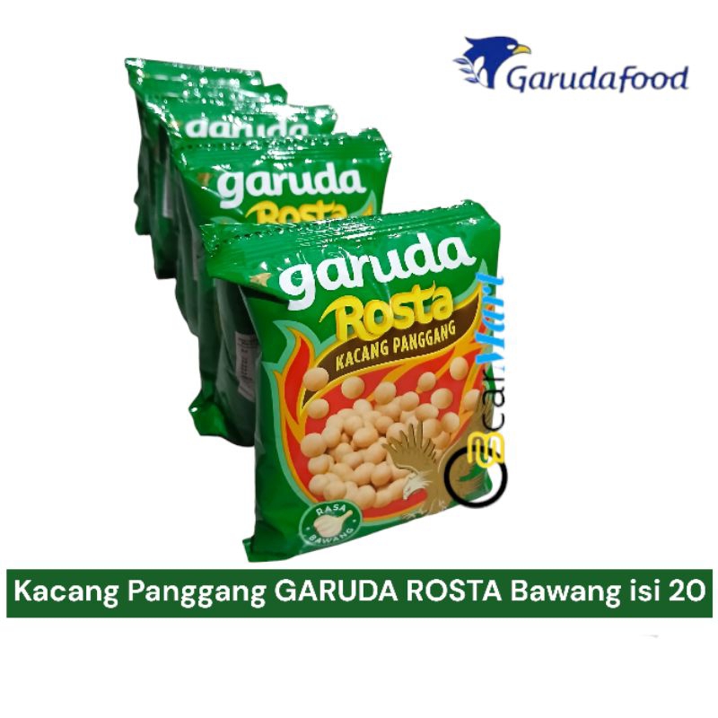 

Snack Kacang Panggang GARUDA ROSTA BAWANG isi 20