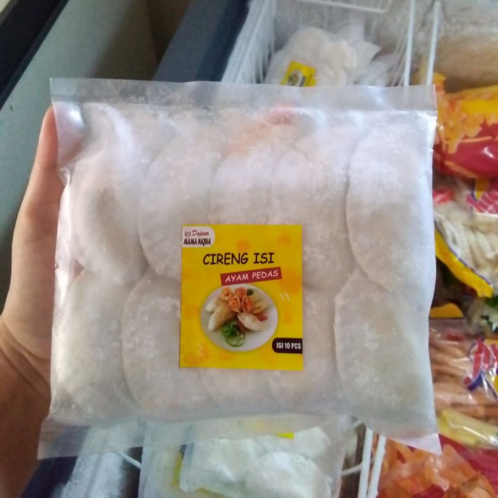 

Cireng Isi Ayam Pedas / Original / Keju / Bakso Pedas Mama Najwa Isi 10