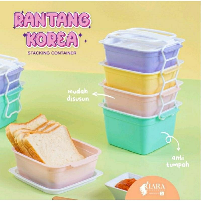 Rantang Korea Susun 4 Rantang Makanan