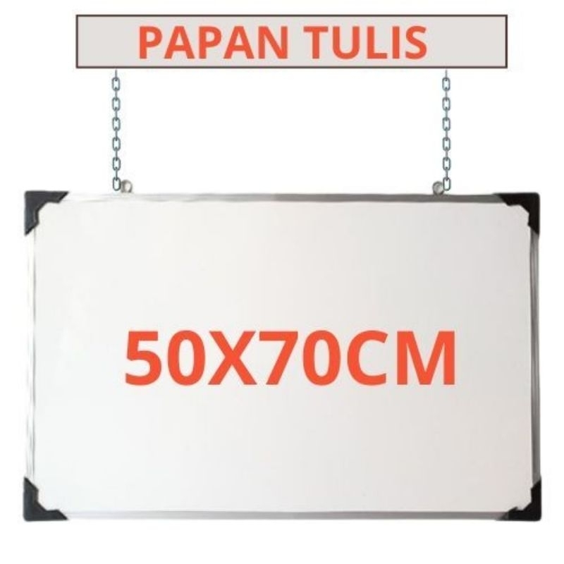 

papan tulis whiteboard ukuran 50x70