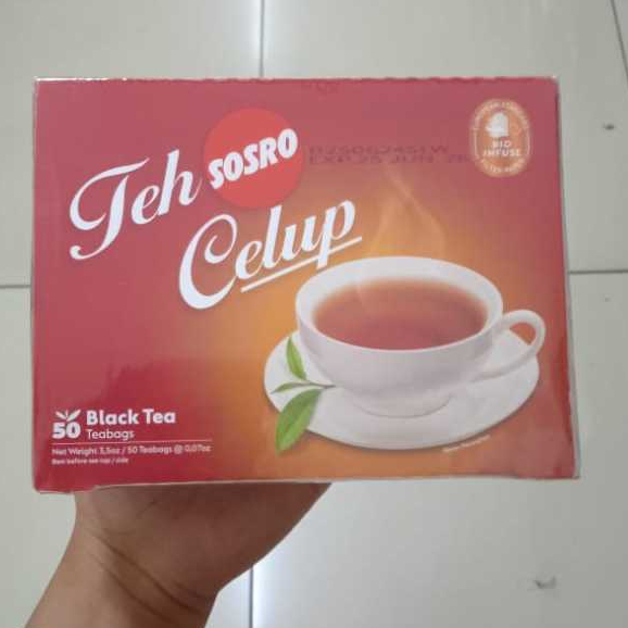 

Teh Celup Sosro Wangi Asli Blacktea isi 50s