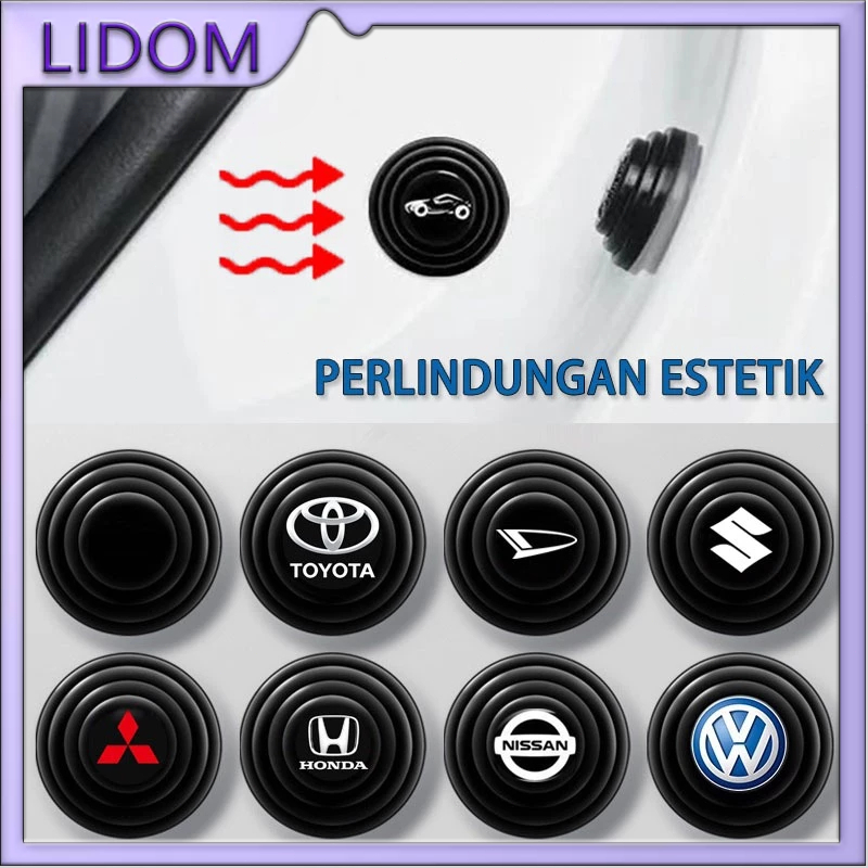 Gasket Peredam Kejut Pintu Mobil Dengan Logo/Car Door Shock Absorber Gasket/Gasket Peredam Guncangan