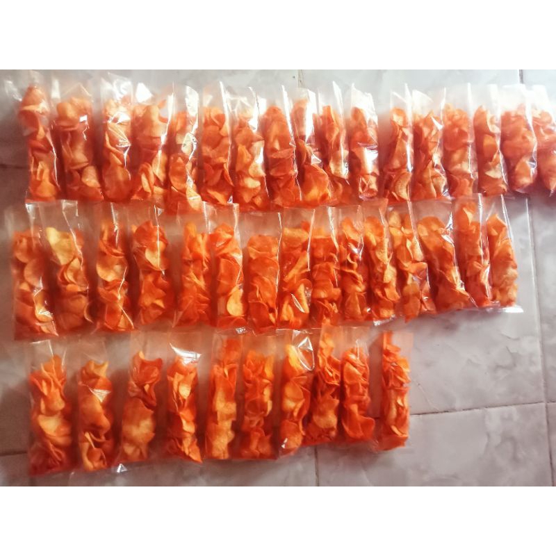 

kripik singkong pedas manis isi 12pcs perbungkus 270gram