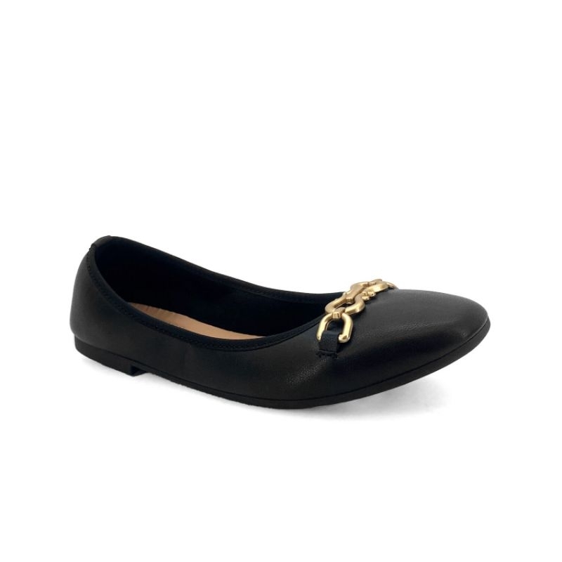 bata flatshoes wanita black