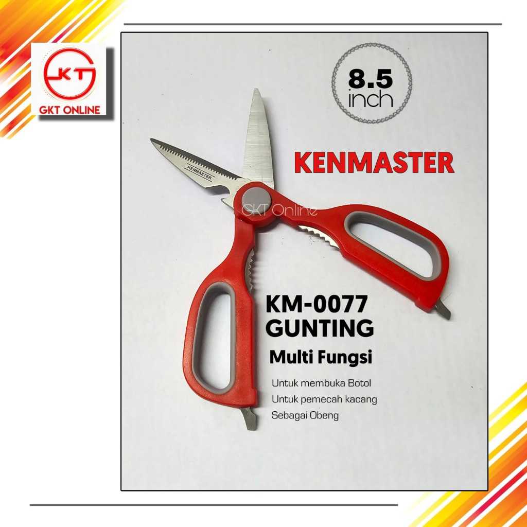 

Kenmaster Gunting 8,5 Inch KM-0077 / Gunting Serbaguna - GUNT096