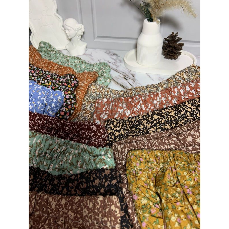 Celana pendek jumbo/ celana pendek wanita kekinian / celana jumbo bahan rayon