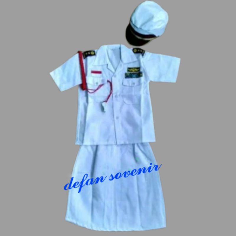 FREE ONGKIR KOSTUM KARNAVAL ANGKATAN LAUT/ BAJU TNI AL PUTRI