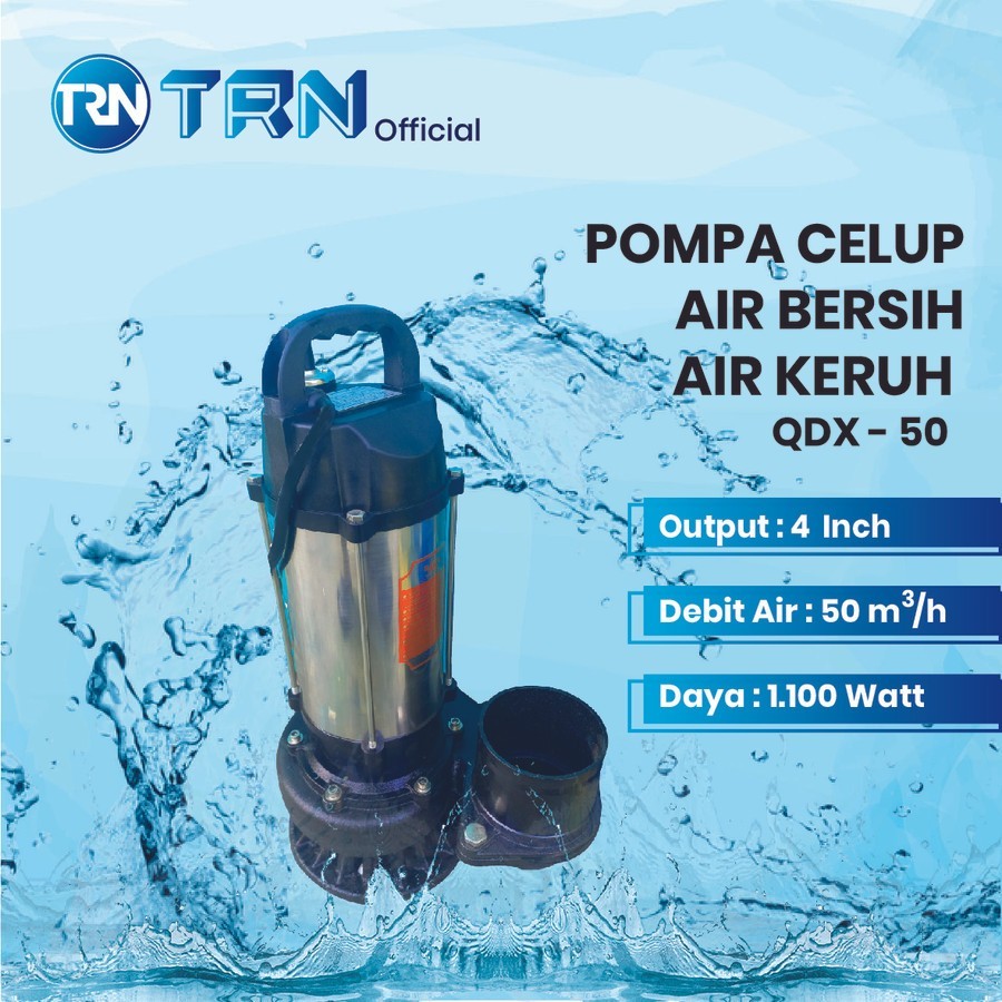 Pompa Celup Air Kotor/Keruh Torino 4 inchi tipe QDX 50