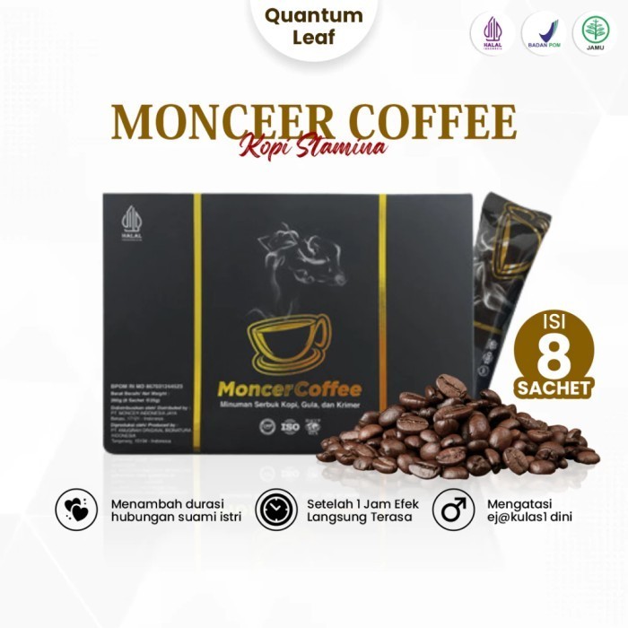 

READY Monceer Coffe Kopi Herbal Minuman Stamina Pria Bpom
