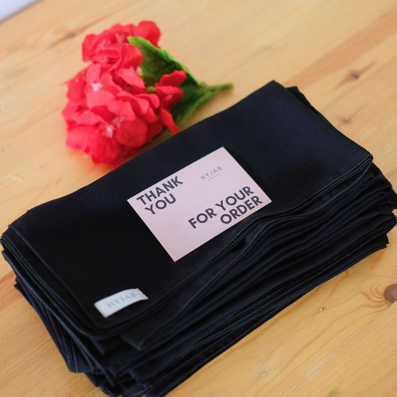 Hijab Chiffon Premium Black