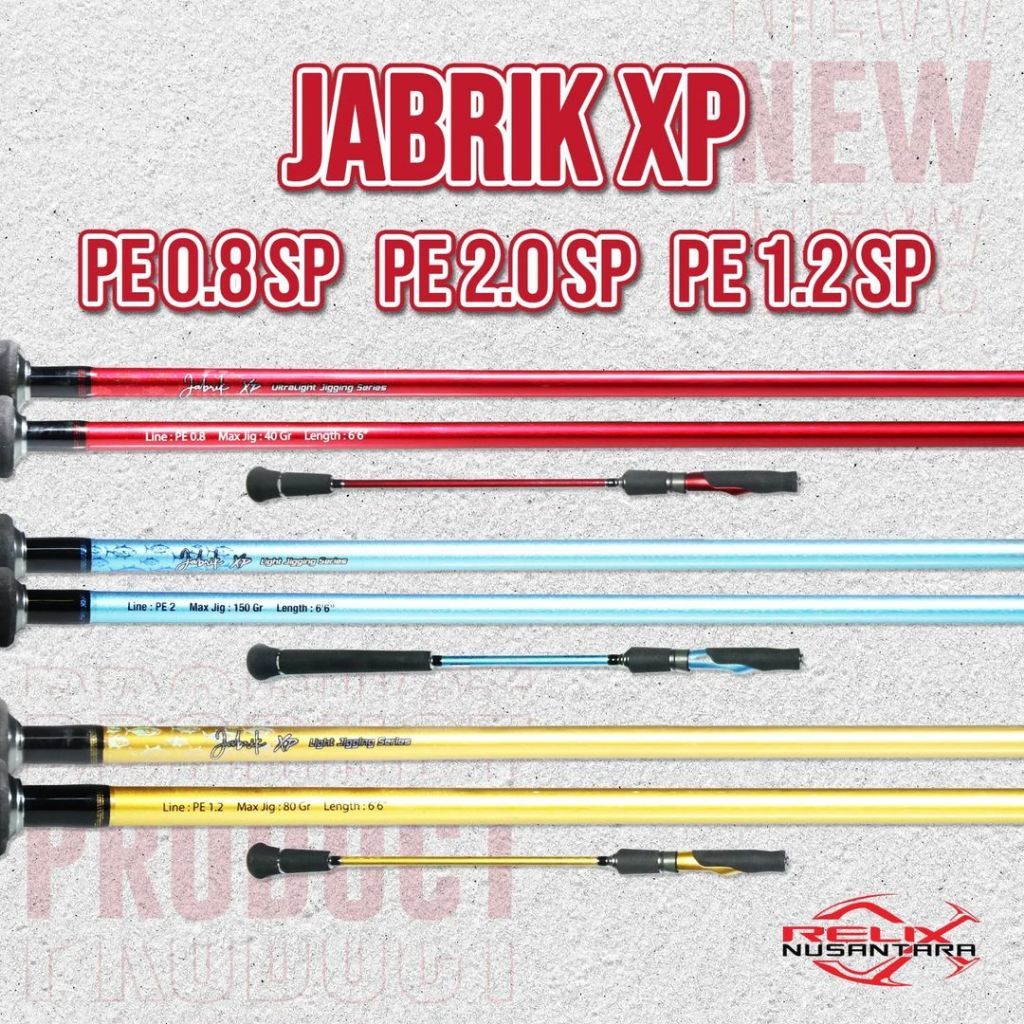 Joran Jabrik XP Relix Nusantara Light Jigging Series