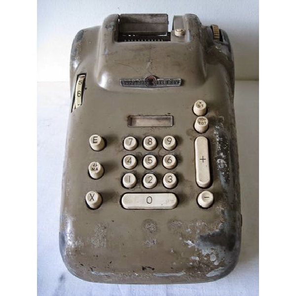 

Vintage calculator Art deco Antik Model UNIVERSAL SERIES J