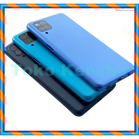 Samsung M12 M127F Backdoor  Back Case Tutup Belakang Casing + Tombol Luar Samping Power On Off Volum